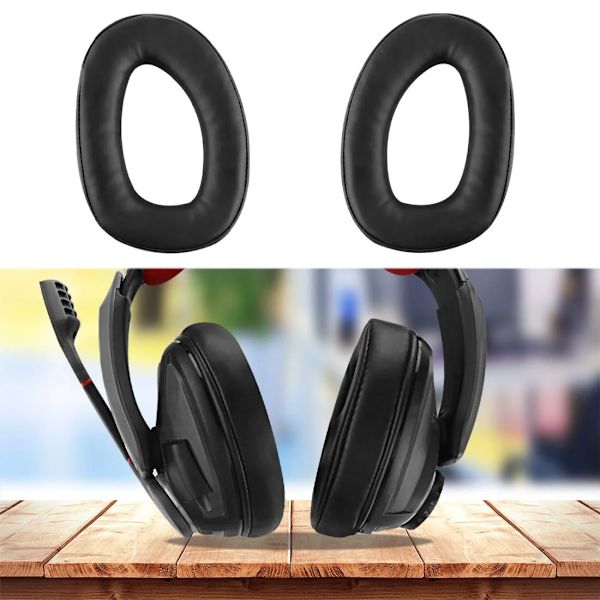Ersättnings öronsnäcka för Sennheiser GSP300 GSP301 GSP302 GSP303 GSP350 Hörlurar Huvudband Tillbehör Gaming Headset GSP 300 cover one set