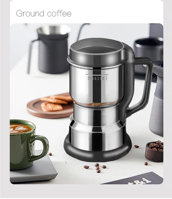 เครื่องบดเมล็ดกาแฟไฟฟ้า400W สำหรัชใรับใ ‎ เครื่องเทศ 400W YELLOW