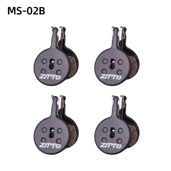 ZTTO MTB 4 par halvmetalliska skivbromsbelägg för cykel för M8020 M6100 MT200 Universal E9 DB ER MT6 MT4 Cykeltillbehör MS-02B
