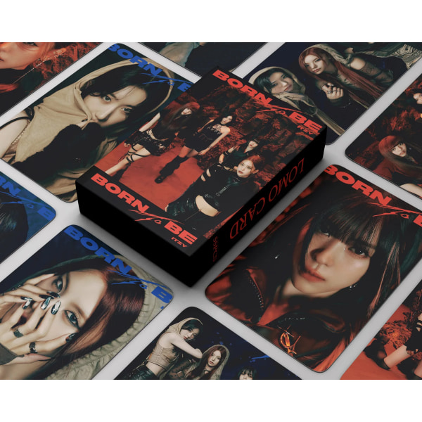 55st/ Set Kpop ITZY BORN TO BE fotokort CHESHIRE Blah Blah Blah lomo kort itzy album RINGO fotokort 10