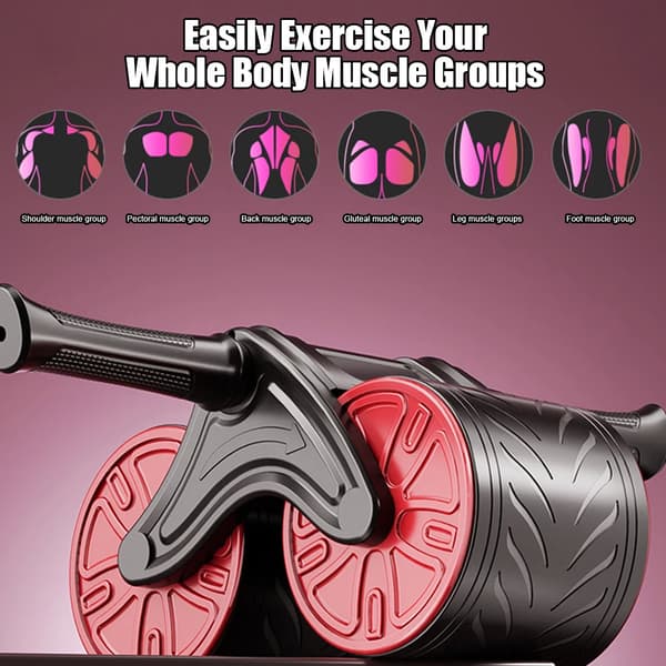 Automatisk Rebound Abdomen Roller Slitstark buk Blue