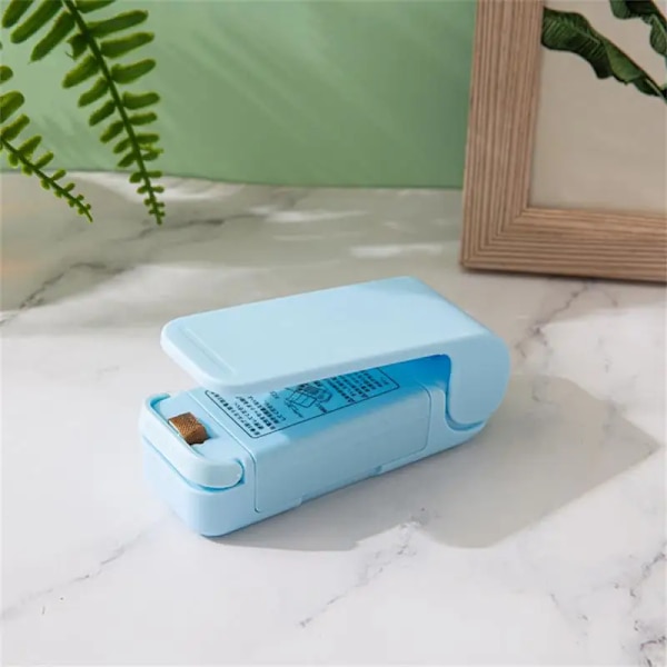 Värme Snack Förseglingsmaskin Förseglad förpackning Matpåsar Värmeförseglare Handy Sticker Hållare Food Saver Förvaring Kökstillbehör 03
