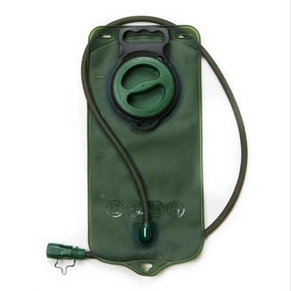 2L läckagesäker vattenreservoar Military Water Stora Green