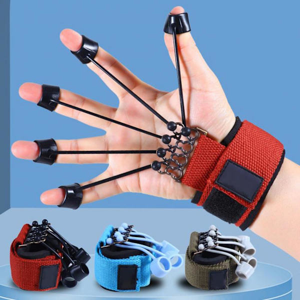 5st Finger Exerciser Compact Finger Gripper Ergonomisk design Styrketräning Handstärkare Rehabiliteringsträning C