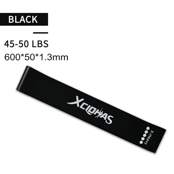 Träning Fitness Gummi Träning Gym Styrka Motstånd Band Pilates Sport Gummi Fitness Band Crossfit Träningsutrustning XHeavy 600MM