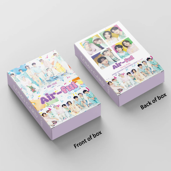 55st/ Set Kpop Stray barn luftfyllda fotokort flygande brädspel lomo-kort Boy idol gruppalbum FREEFALL fotokort 04