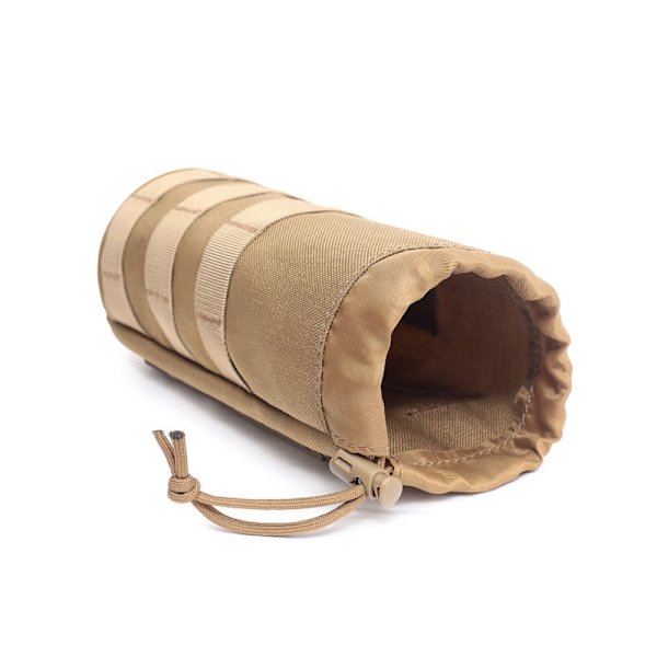 Tactical Molle Vattenflaska Väska Påse Hållare Utomhus Resor Camping Vandring Cykling Fiske Jakt Vattenflaska Vattenkokare Vattenkokare style 2 KHAKI
