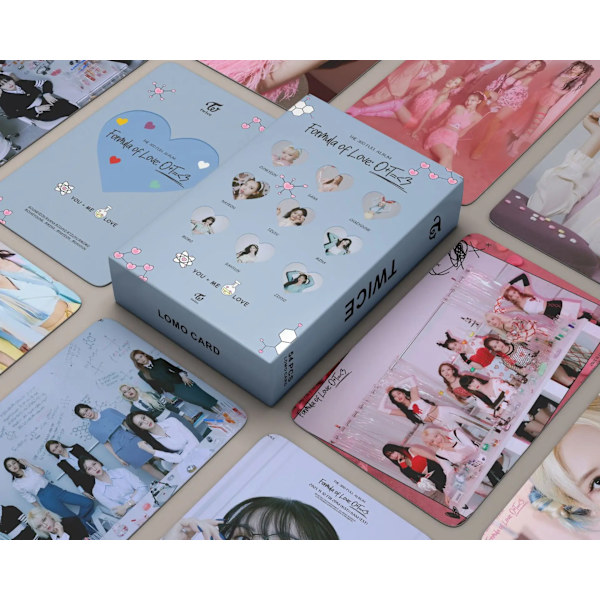 Kpop Två gånger fotokort Nytt album FIRA lomo cards 2021 festa fotokort A2