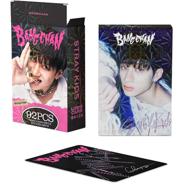 Kpopbp Stray Kids Fotokort 60 st Skz Rock Star Album Phot El Bang Chan