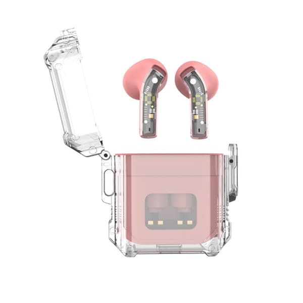 2023 X3 Transparenta hörlurar TWS True Wireless Bl Silver