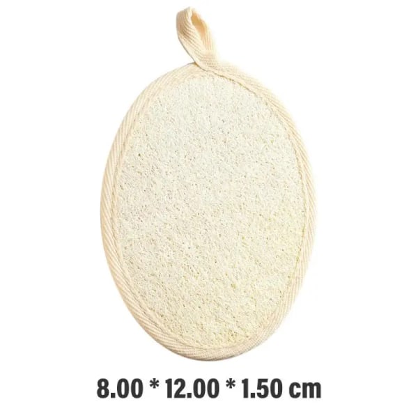 Naturlig Loofah Kroppsskrubber Bad Exfolieringssvamp Mjuka duschborstar Clearner Pad Exfoliator Shower Puff Kroppshudvårdsverktyg Style C