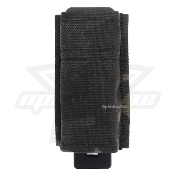 OphidianTac FAST 9MM/1911 Single Magazine Pouch Tactical MOLLE Mag Pouch med Quick Release Kydex Insert för GLOCK M9 P226 HK USP 1911-BCP
