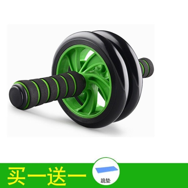 Abdominal Wheel Roller Double/Three Wheel Ab Rolle 16 Green Two wheels