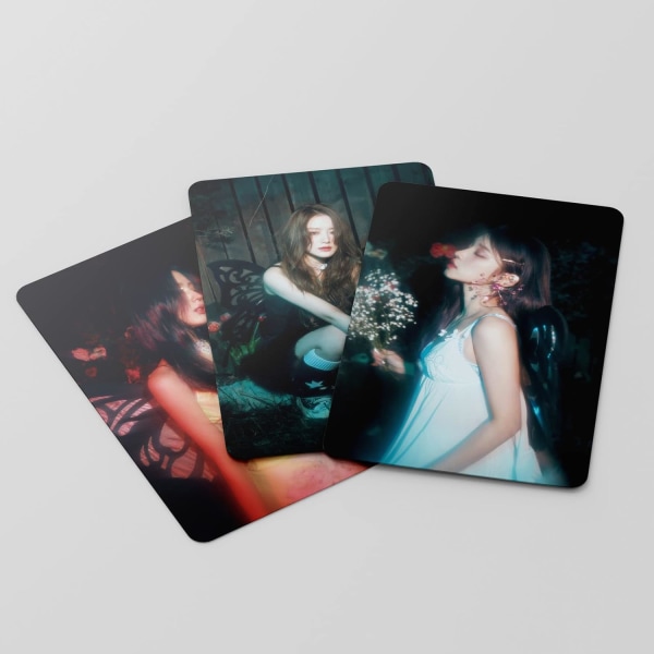 (G) I-DLE Lomo-fotokort 55 st (G) I-DLE I FEEL Nytt fotoalbum (G) I-DLE Mini Lomo-presentkort för fans (Queen 2)