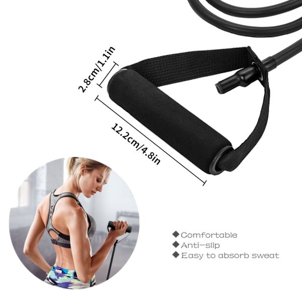1 st ett motståndsdragrep, lätt att bära, lämplig för fitness Red