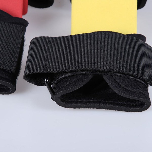 YOUZI 2st viktlyftande krokgrepp med handledslindningar Gym Fitness krok Lämplig för tyngdlyftande pull-ups Yellow