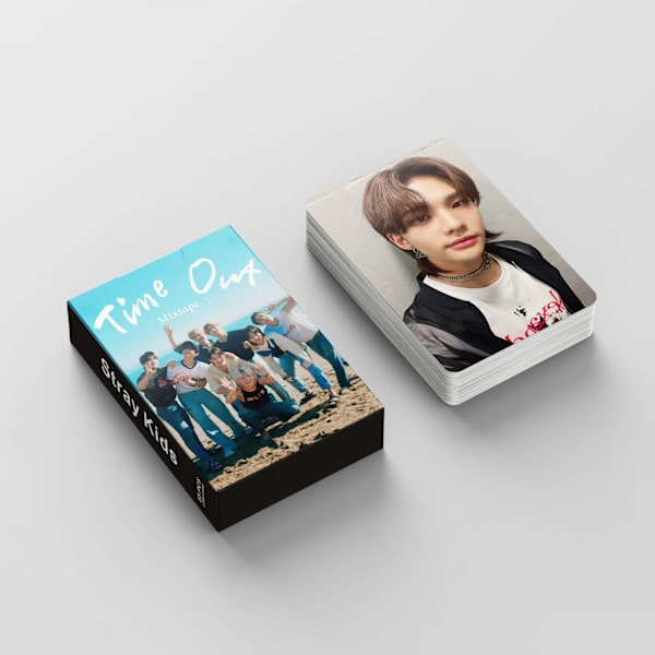 55st/ Set Kpop ASTRO fotokort Stray Kids Time Out lomo kort V lisa fotokort AT-1