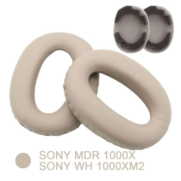 Ersättnings öronkuddar Memory Foam öronkuddar Kuddreparation för Sony WH-1000XM3 WH1000XM2 WH1000 XM4 Hörlurar Gamer Cover MDR1000X for 1000XM2 MDR1000X