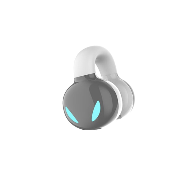 Trådlöst Bluetooth Headset Clip Earbuds Sports Gray