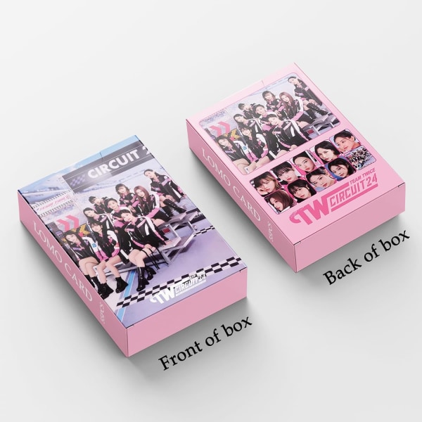 Kpop TWICE Lomo-kort 55 st TWICE CIRCUIT24 Nya albumfotokort TWICE Mini Lomo-vykort för fans Present