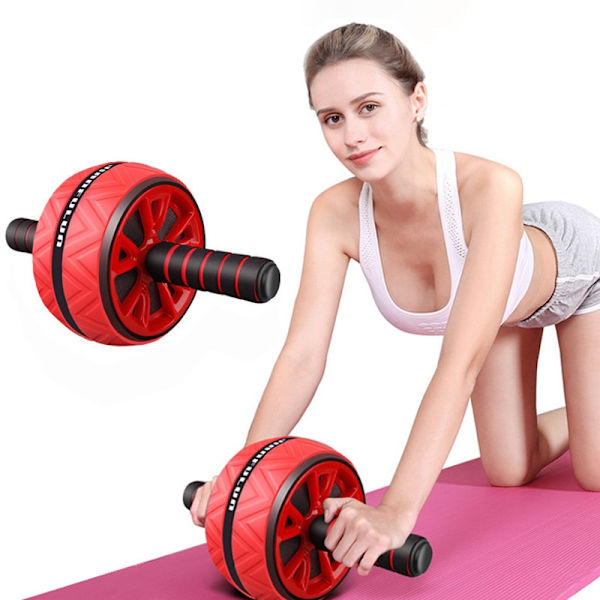 Abs Bodybuilding Fitness Roll Buken Sport Hjul Roller Core Träningshjul för man Kvinnor Magkraft Power Blue