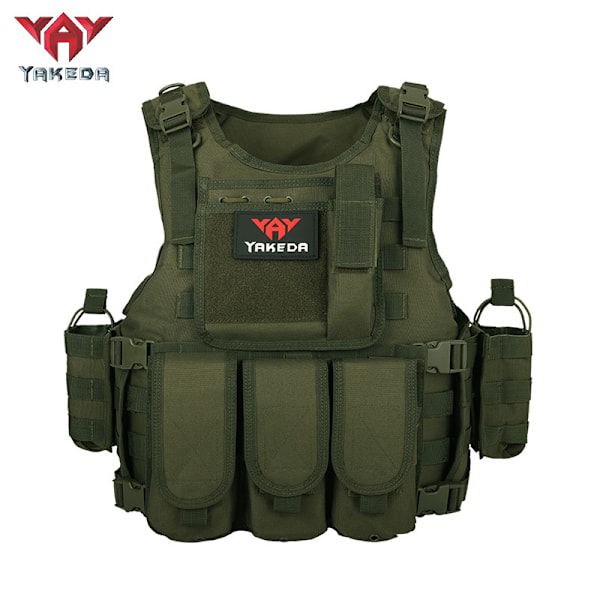 Yakeda Cross-Border Special Amfibieväst Utomhusträning Skyddsväst Real Cs Väst Army Green All yards