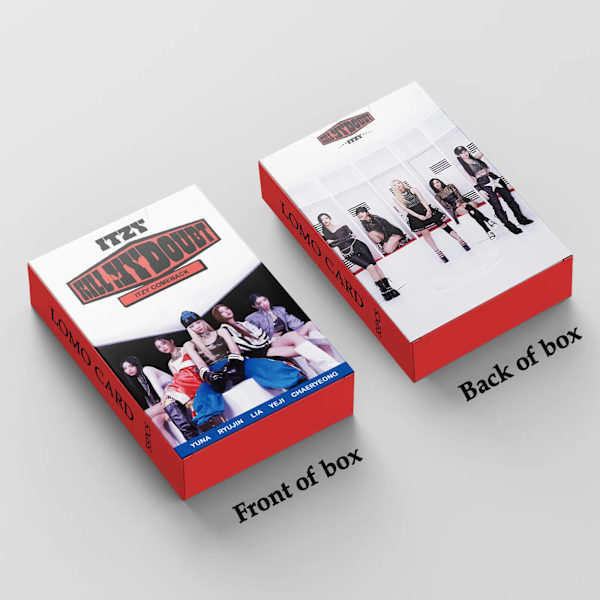 55st/ Set Kpop ITZY BORN TO BE fotokort CHESHIRE Blah Blah Blah lomo kort itzy album RINGO fotokort 02