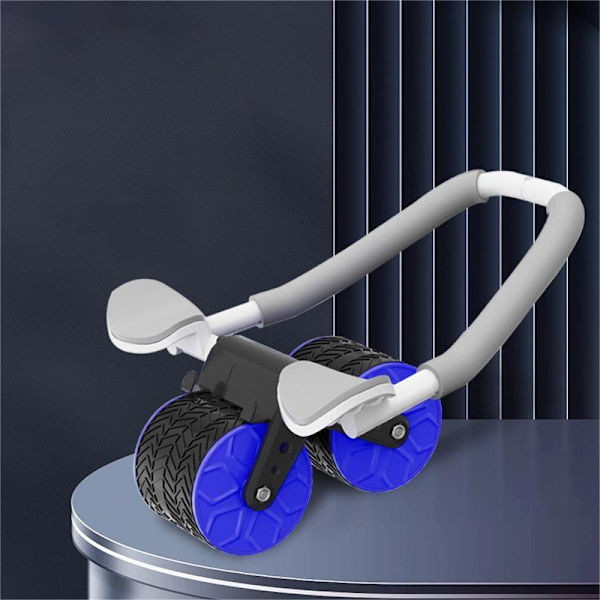 Ab Roller Wheel Automatisk Rebound Med Armbågsstöd Blue no timer