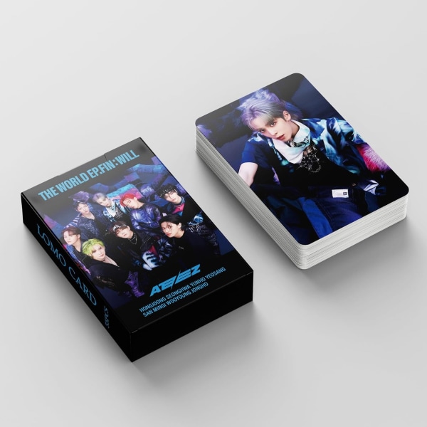 Kpop ATEEZ Group Lomo Cards ATEEZ THE WORLD EP.FIN: Kommer nytt album ATEEZ Photocards for Fans Gift