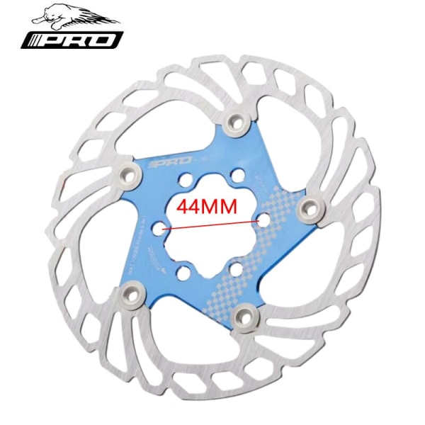 IIIPRO Cykelbromsar Rotor 180mm Bromsskiva Mtb 160 MM Disco 203mm Flytande Rotor Skivbromsar För Mountain Bike Set Cykling IIIPRO Blue 203