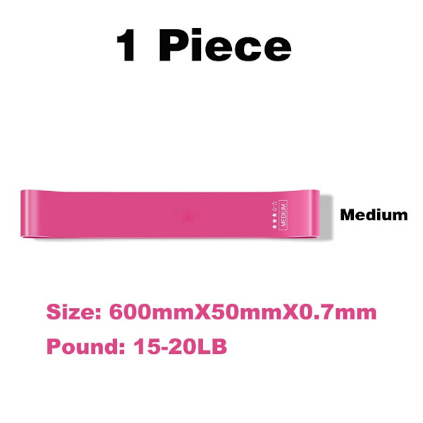Värt Besväret Elastiska Motståndsband Yoga Träning Gym Fitness Gum Pull Up Assist Gummi Crossfit Träningsträningsutrustning 1 Piece Medium