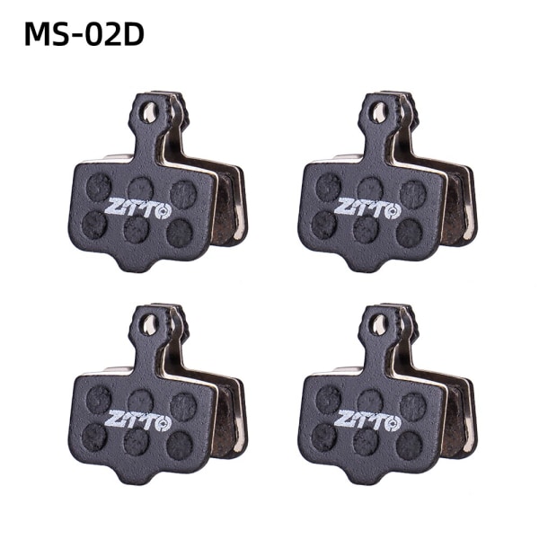 ZTTO MTB 4 par halvmetalliska skivbromsbelägg för cykel för M8020 M6100 MT200 Universal E9 DB ER MT6 MT4 Cykeltillbehör MS-02D