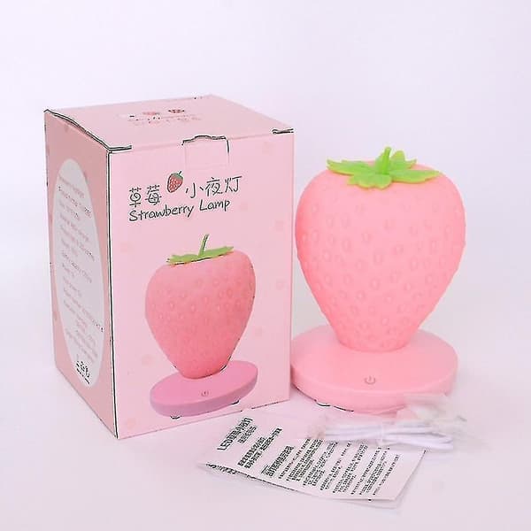 Lampor Creative Bordslampor Halm Nattlampor Rosa