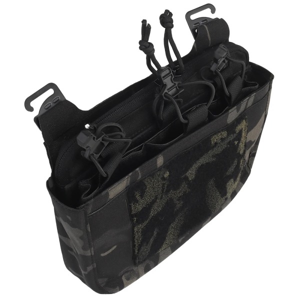 G-krok DOPE Front Flik Dubbel Stack Buken Fanny Pack Trippel magasininsats Kangroo påse För FCPC FCSK Plate Carrier Väst MCBK