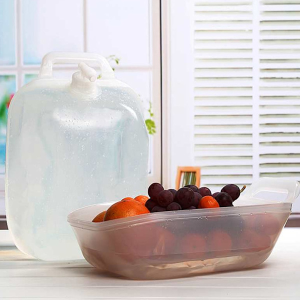 5L-20L Camping vikbar vattenpåse Bärbar vattenhink med stor kapacitet Vatten multifunktionsförvaring Vattentank för bil utomhus 10L