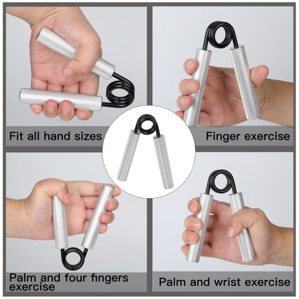 Handgrepp Fitness Träning Fingertränare Styrketräning Skum Handledsgripare Rehabilitering Power Muskelåterhämtning Träningsgym 200LB with Cover