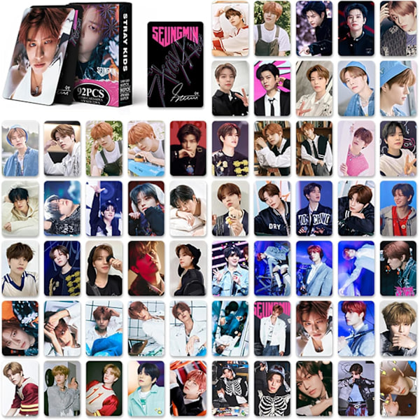 Kpopbp Stray Kids Fotokort 60 st Skz Rock Star Album Phot Por Seungmin
