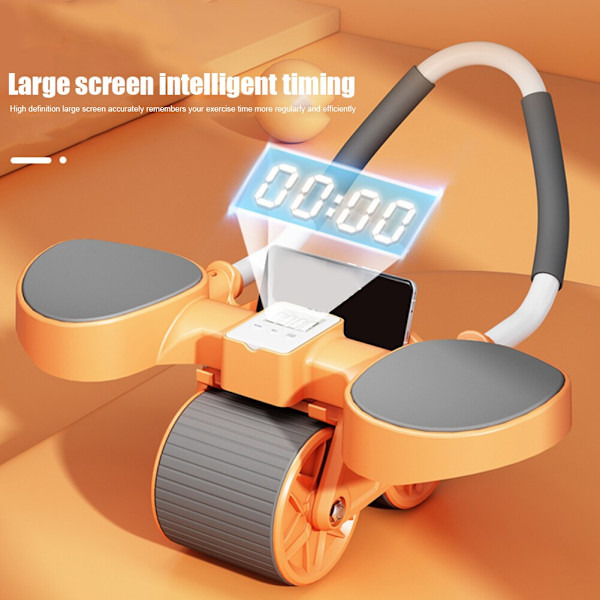 2 i 1 maghjul bukhjul med kuddtryck- 100kg Orange/Timer