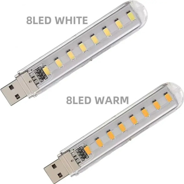 Mini USB Book Lights Bärbara USB LED Lampor 5V Ultra Bright Läslampa För Power Bank Camping PC Bärbara datorer USB Nattlampor Style C