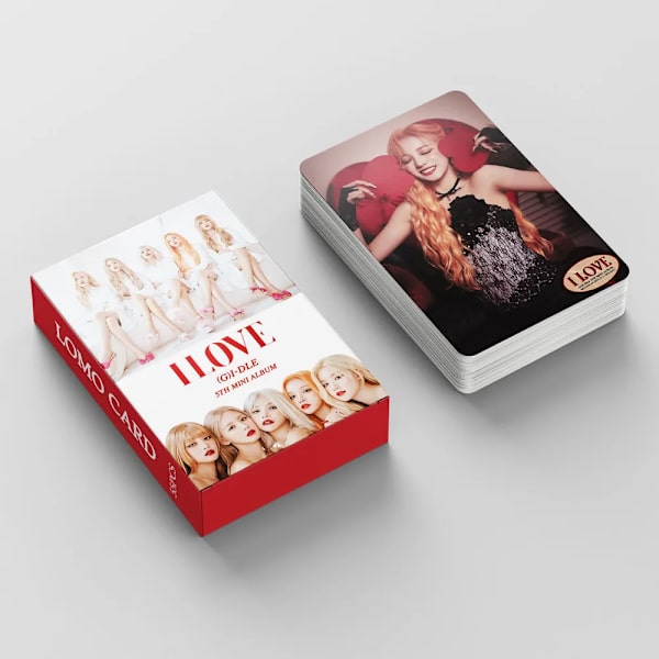 55st/ Set Kpop Stray Kids MAXIDENT lomokort (G)I-DLE Jag älskar albumfotokort LESSERAFIM ANTIFRAGILE lomokort 01