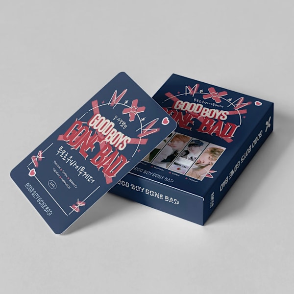 Kpop 2022 Dream Week Fotokort Nytt album för koreanska pojkar Good Boys Gone Bad lomo-kort 08
