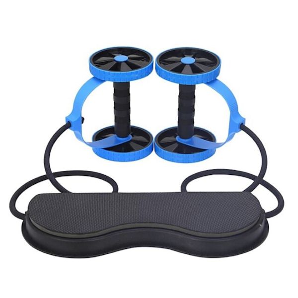 Inomhusmuskelträningsutrustning Power Roll Abdomi Blue