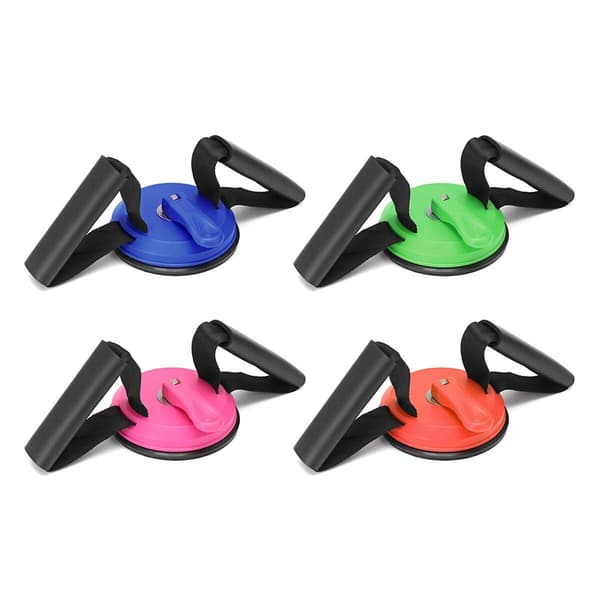 Gym Workout Buken Curl Träning Sit-ups Push-u Red