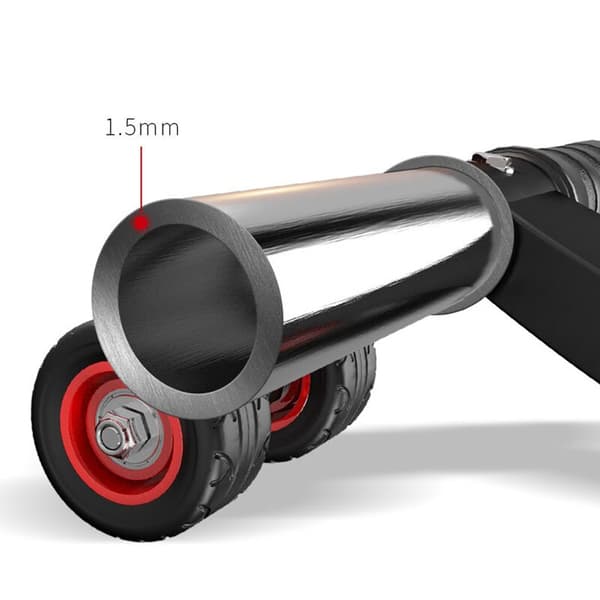 4-Wheel Abdominal Roller Muscle Trainer Home Fitne Ab Roller