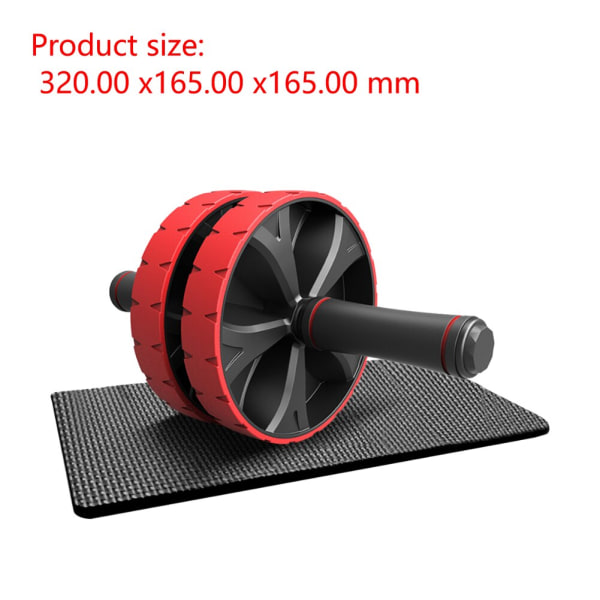 Magträning Roller Core Stärkande tåg Black Red with Mat