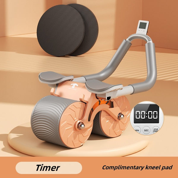 SND Ab Roller Automatisk Springback Anti-slip mage Timing Orange
