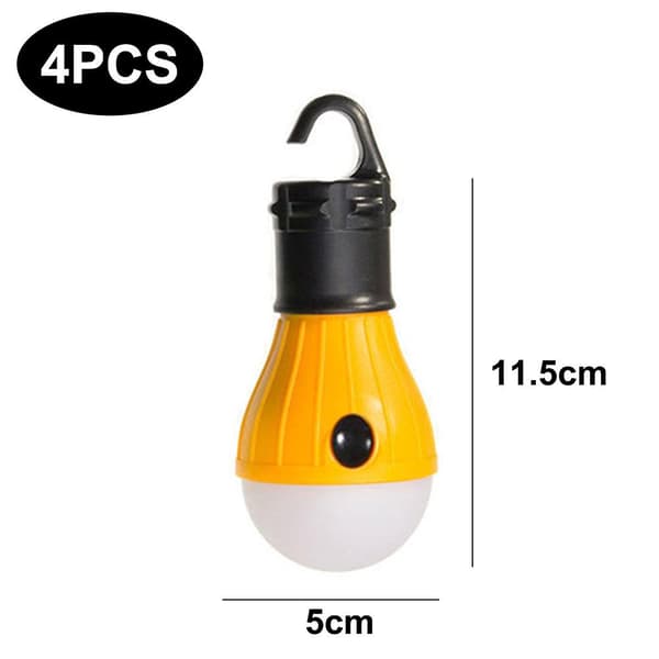 Campingtält Lantern Bulb Campingutrustning för campingvandring Backpacking yellow