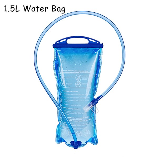 Ultralätt Trail Running Ryggsäck Utomhus Sport Cykling Hydration Väst Pack Ryggsäck Väska 1,5 L vattenpåse Blåsa 1.5L water bag only