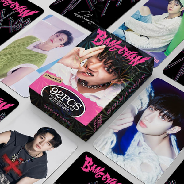 Kpopbp Stray Kids Fotokort 60 st Skz Rock Star Album Phot El Bang Chan