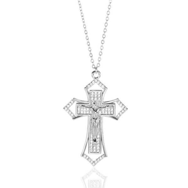 Religiösa smycken Rhinestone Christian Jesus Penda N01653G